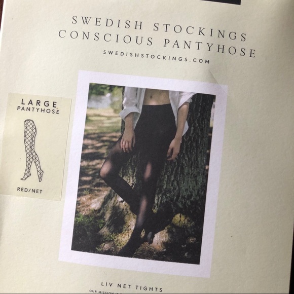 Swedish Stockings Liv Net Tights - Picture 5 of 9